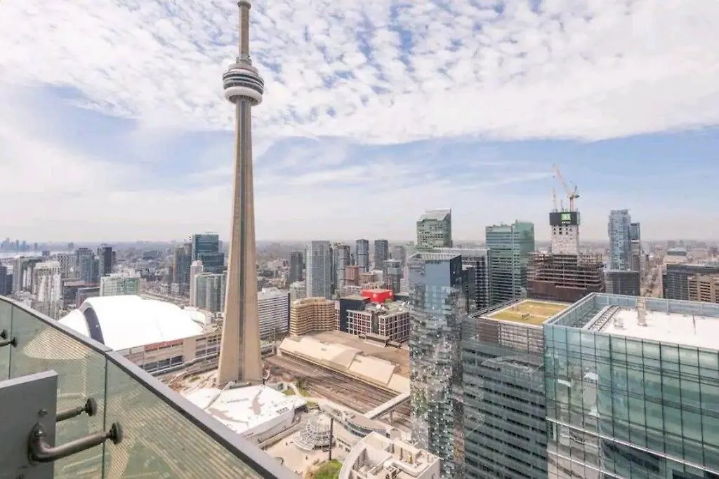 تورونتو Modern One Room, Cn Tower View, Free Parking